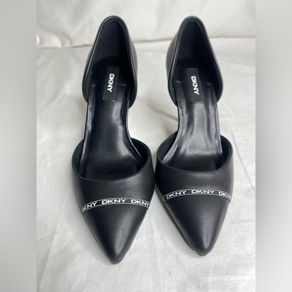 DKNY Rosetta Dorsay Black Pump New 6M - Picture 5 of 9